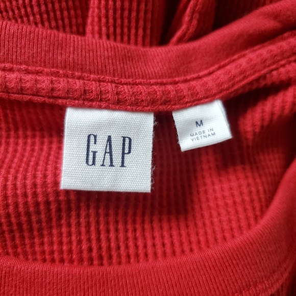 NWT GAP Waffle Crew Top - Picture 3 of 5